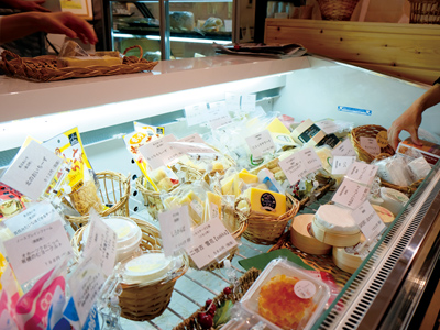 チーズは常時50種類以上