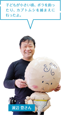 まちのふうせんやさん ときわや 渡辺 登さん