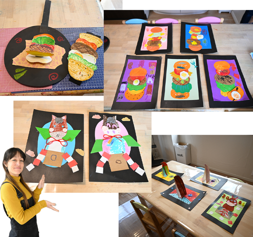 Kids Art Class Rainbow Art